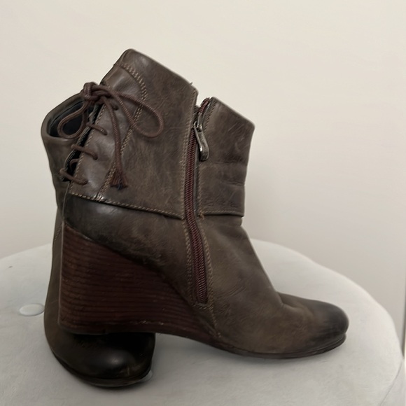 Leather Ankle Boots - Picture 3 of 5